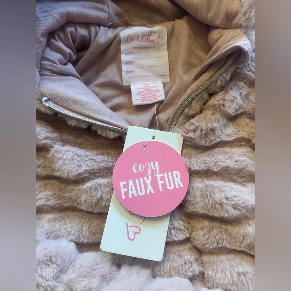 Baby snowsuit faux‎ fur